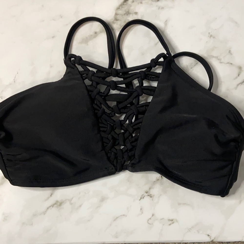 Black swim top